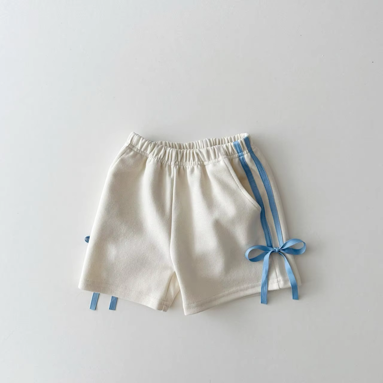 baby girl cream summer shorts preorder