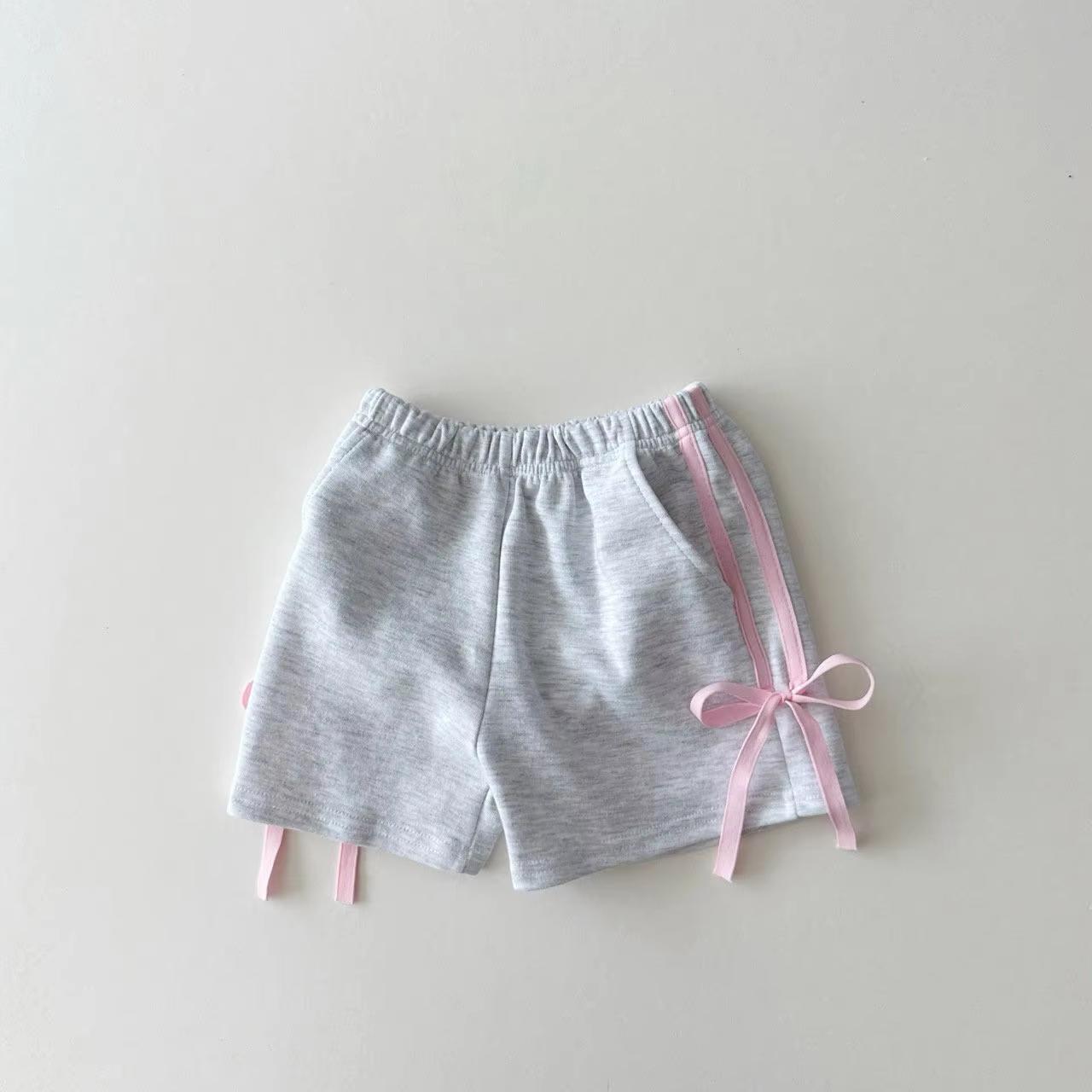 baby girl grey summer shorts preorder