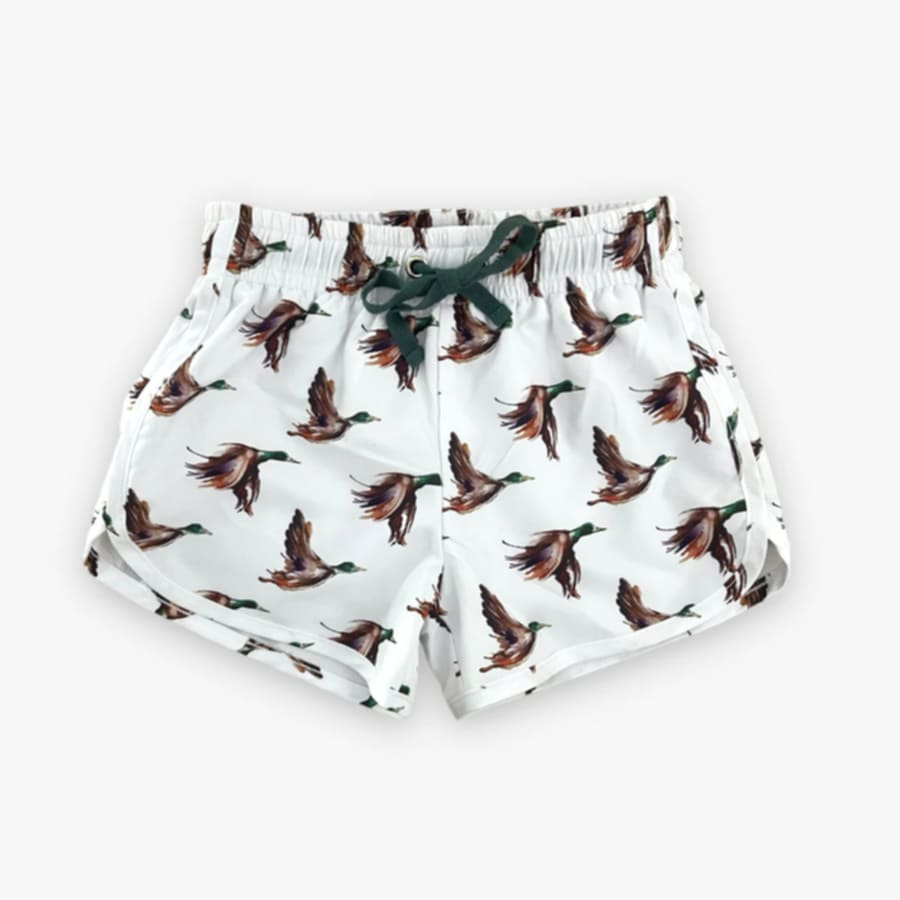 Baby boy mallard duck summer shorts preorder