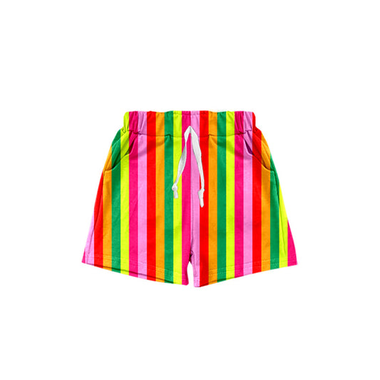 baby boy colorful stripes summer shorts preorder