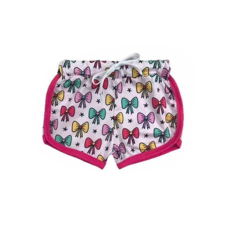 Kids girls colorful bow summer shorts preorder