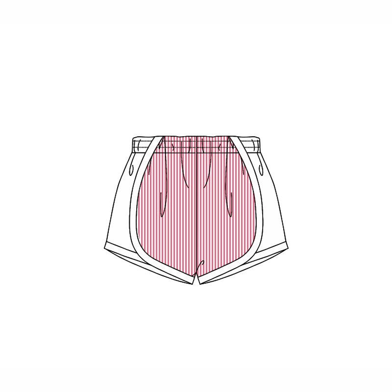 Kids girls pink stripes summer shorts preorder