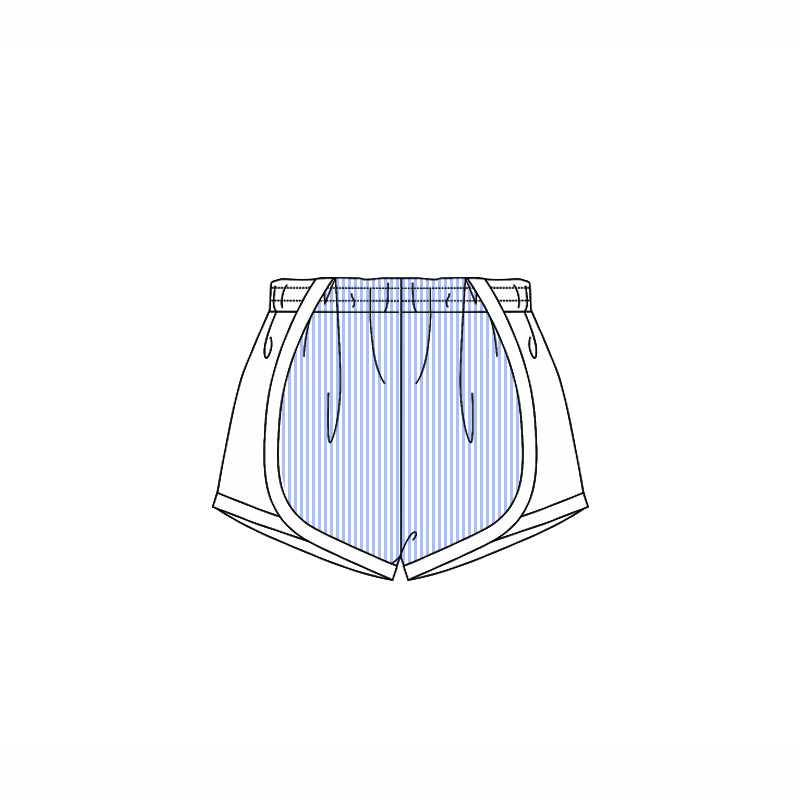 Kids girls blue stripes summer shorts preorder