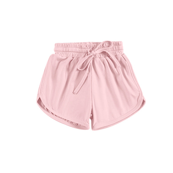 Kids summer pink yoga shorts preorder
