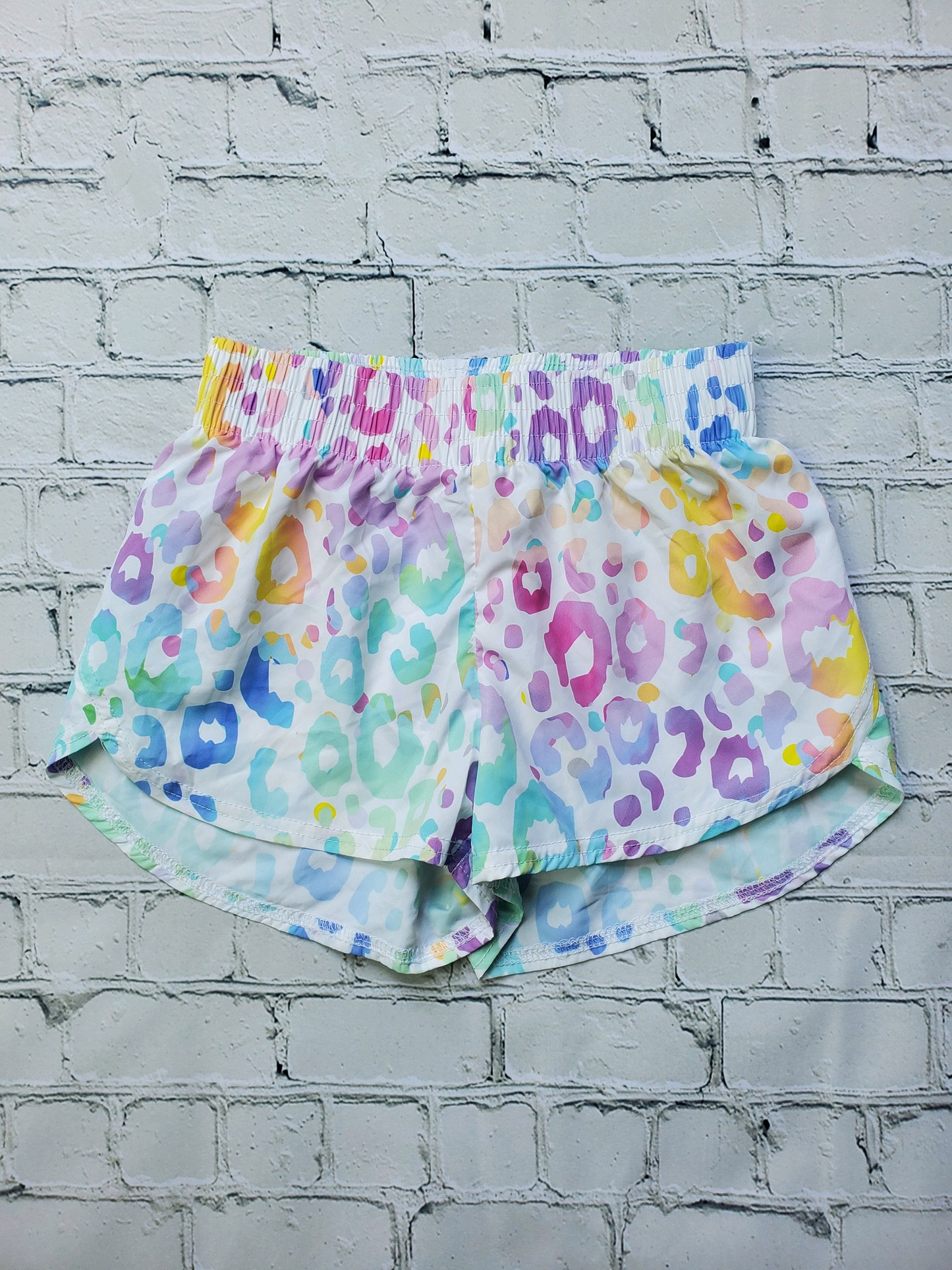 Toddle baby girls colorful leopard summer shorts preorder