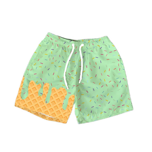 Toddle baby green design summer shorts preorder