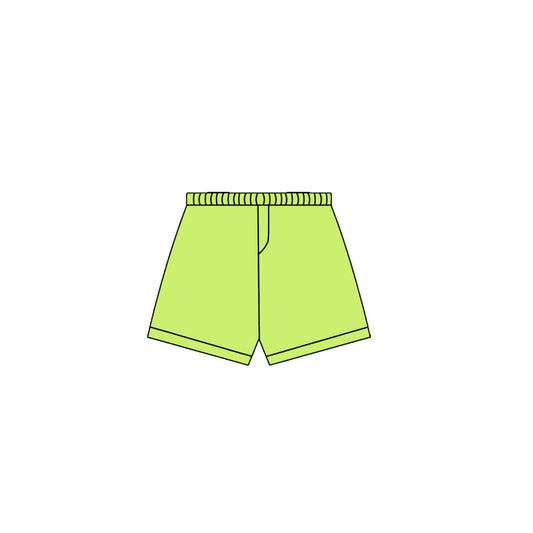 baby girl lime green yoga shorts preorder