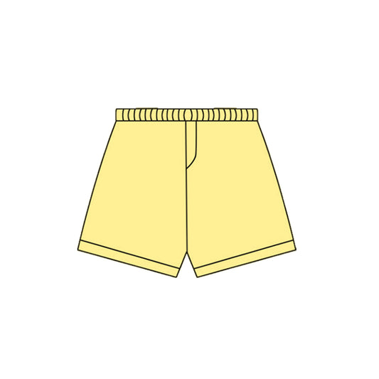 baby girl yellow yoga shorts preorder