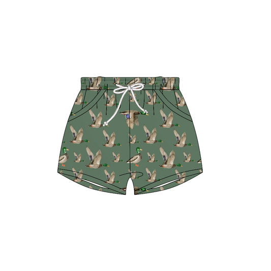 baby boy mallard duck summer shorts preorder