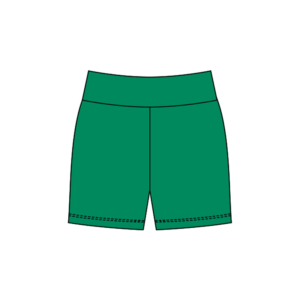 Toddle baby girls green yoga shorts preorder