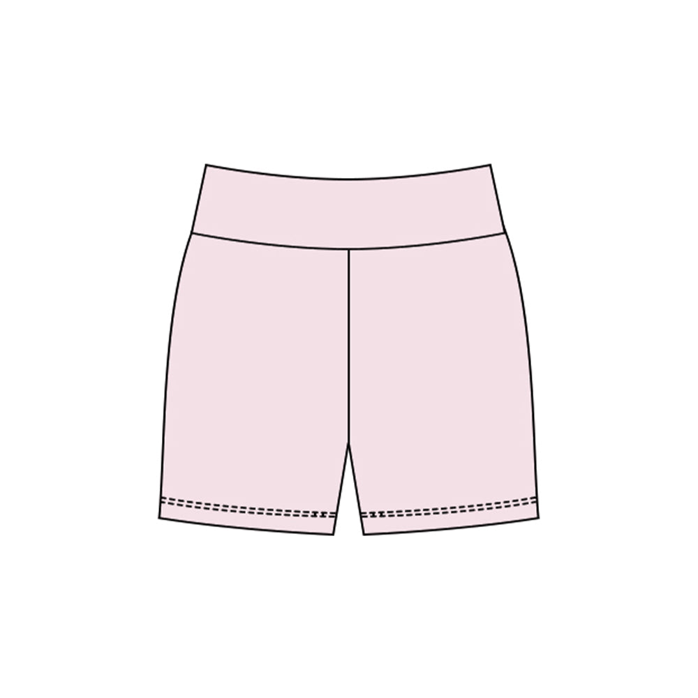Toddle baby girls pink yoga shorts preorder