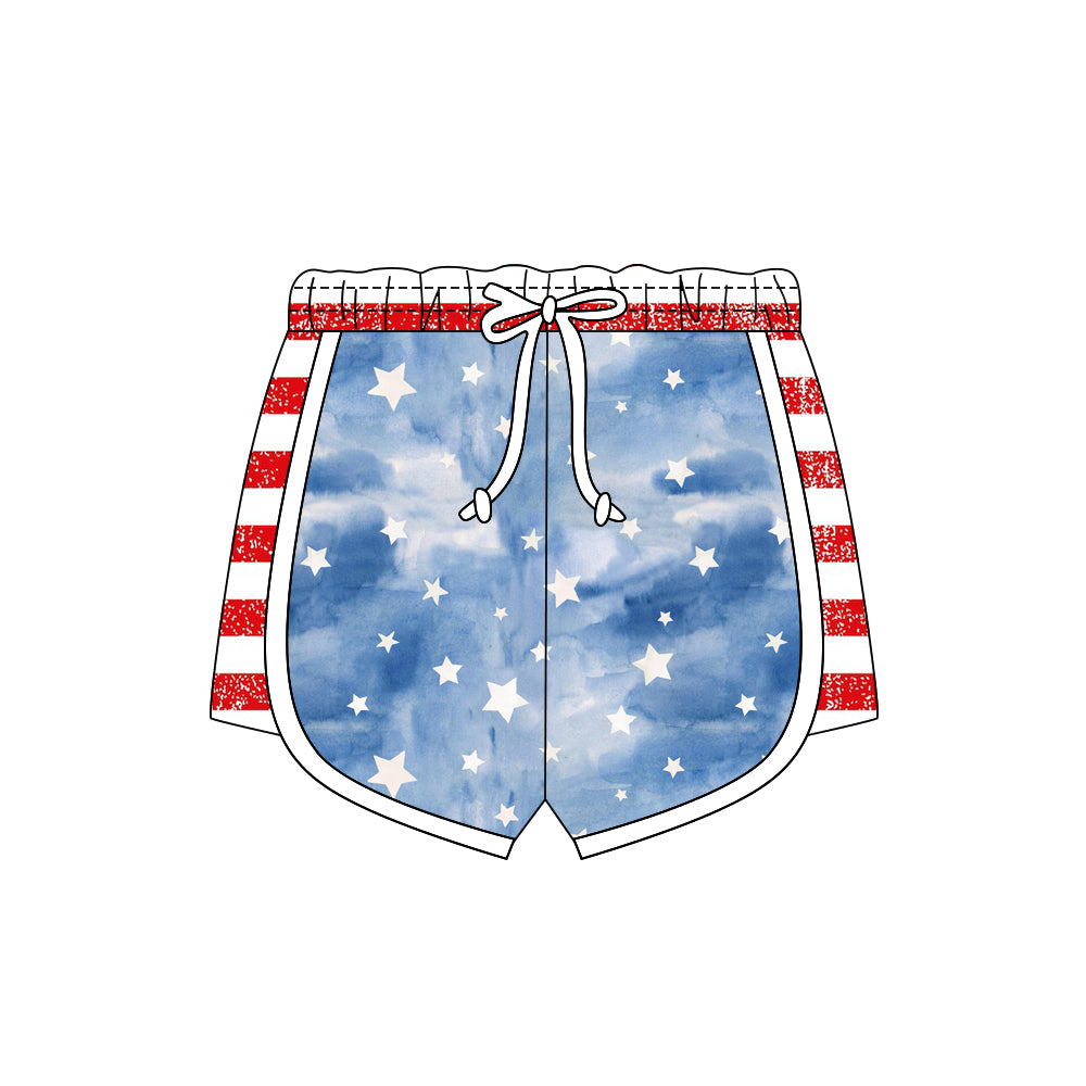American girls kids July 4th shorts preorder