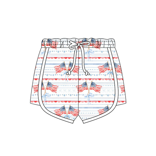 American girls kids July 4th shorts preorder