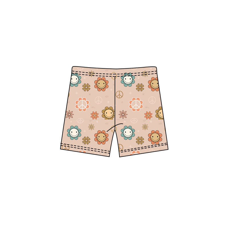 Kids summer flowers shorts preorder