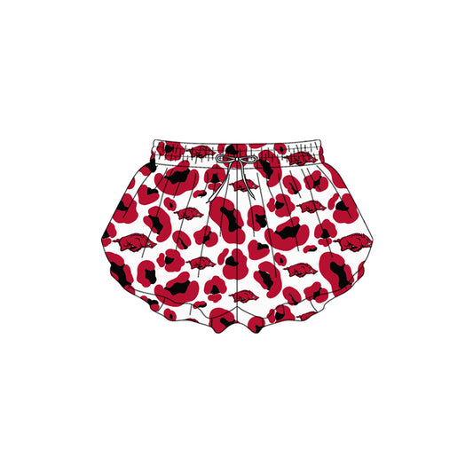 Toddle baby girls Akansas  team summer yoga shorts preorder