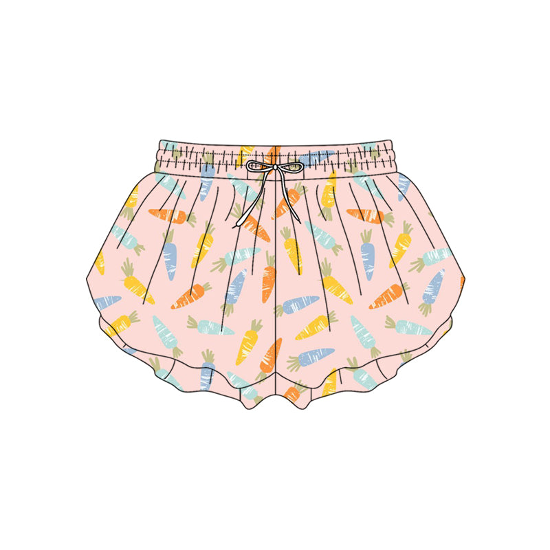 Adult women easter carrot summer yoga shorts preorder