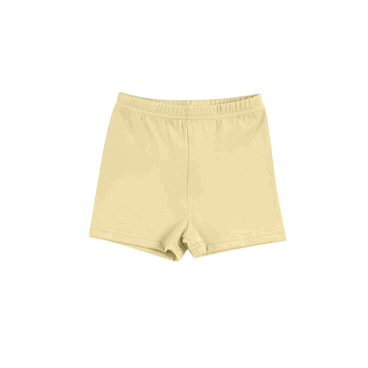 Toddle baby girls yellow summer yoga shorts preorder