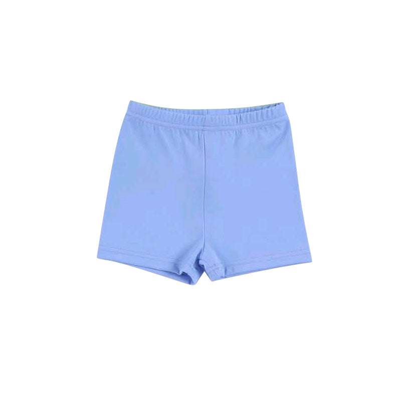 Toddle baby girls blue summer yoga shorts preorder