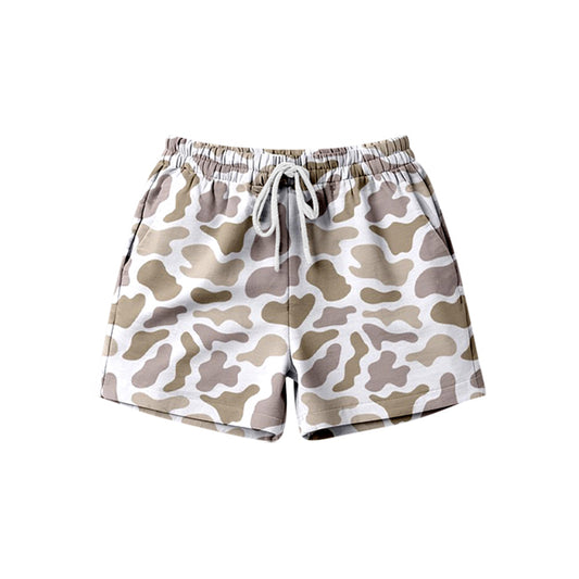 Adult women khaki camo print summer shorts preorder