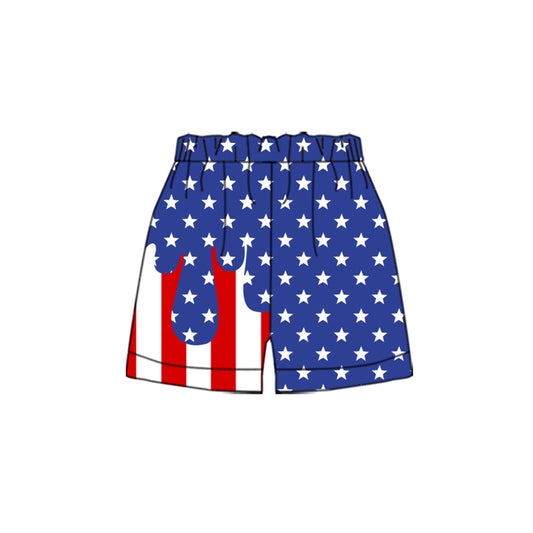 Toddle baby boy July 4th summer yoga shorts preorder