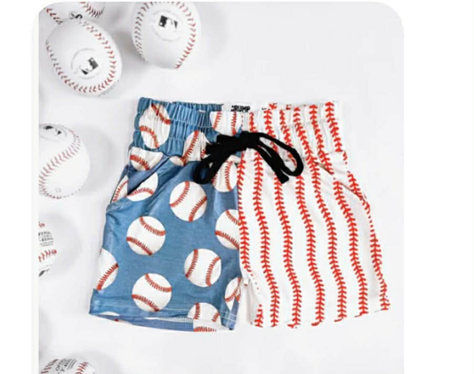 Toddle baby boy baseball shorts preorder