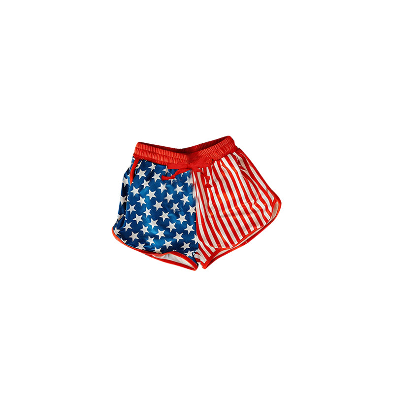 July 4th star print summer shorts preorder