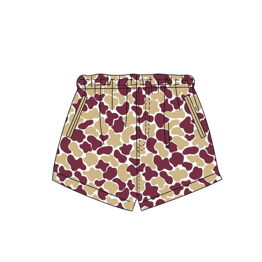 Toddle baby boy khaki camo summer shorts preorder