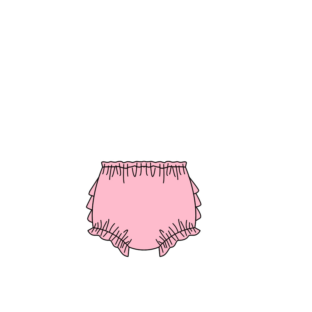 newborn toddle baby pink bummies preorder