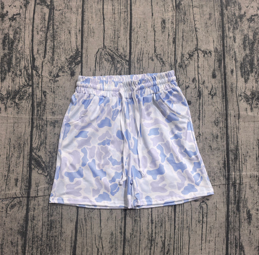 Toddle baby boy blue camo summer shorts preorder