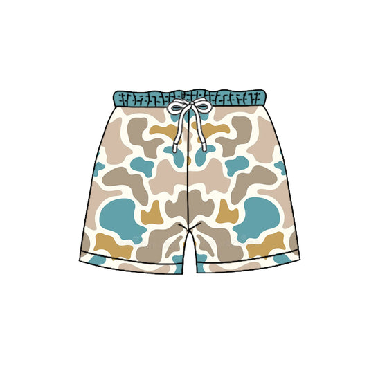 Toddle baby boy khaki blue camo summer shorts preorder