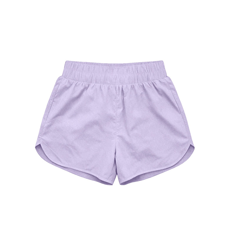 Toddle baby girls lavender summer yoga shorts preorder