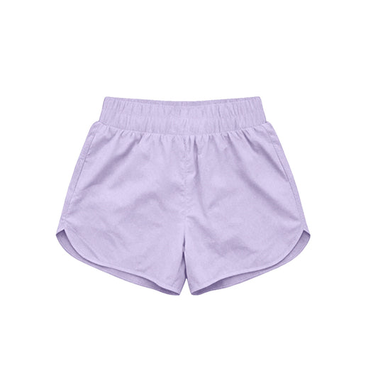 Toddle baby girls lavender summer yoga shorts preorder