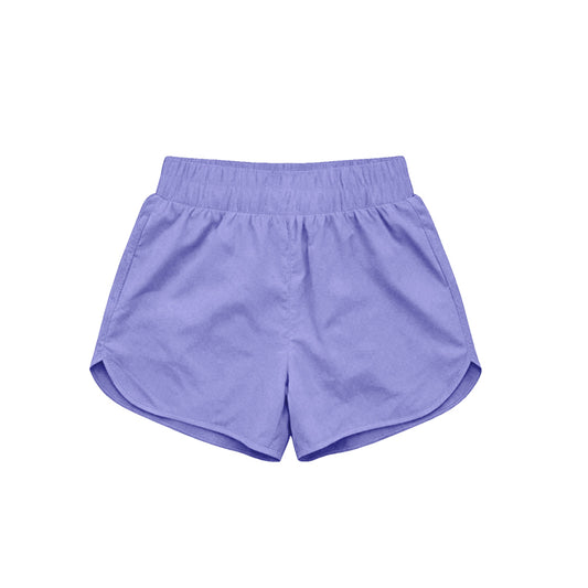 Toddle baby girls purple color summer yoga shorts preorder