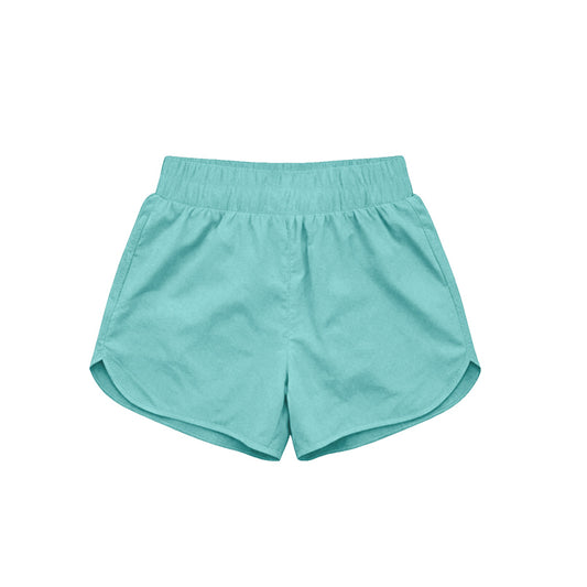 Toddle baby girls mint green color summer yoga shorts preorder