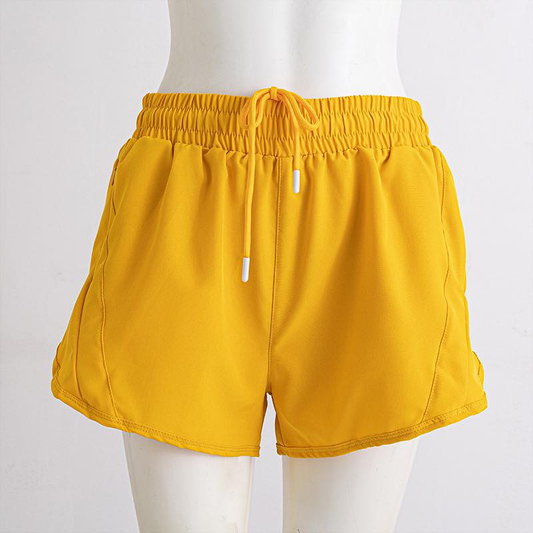 Toddle baby girls yellow color summer yoga shorts preorder
