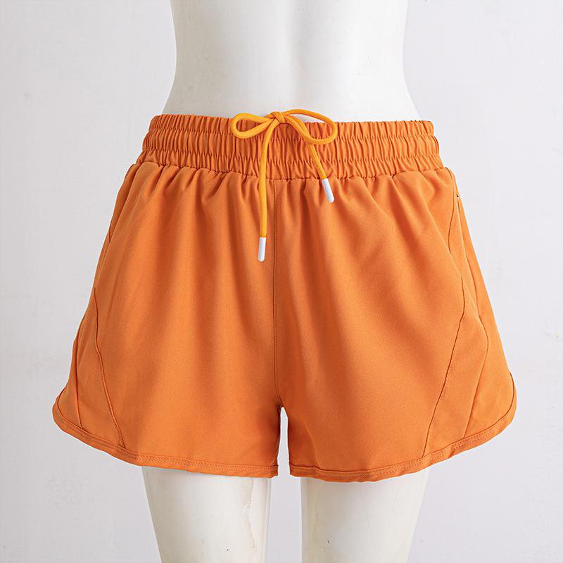 Toddle baby girls orange color summer yoga shorts preorder