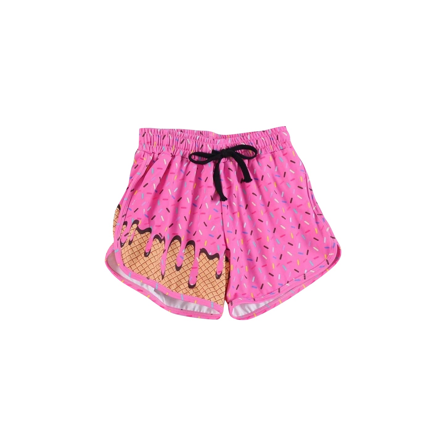 Toddle baby girls hot pink sprinkle shorts preorder
