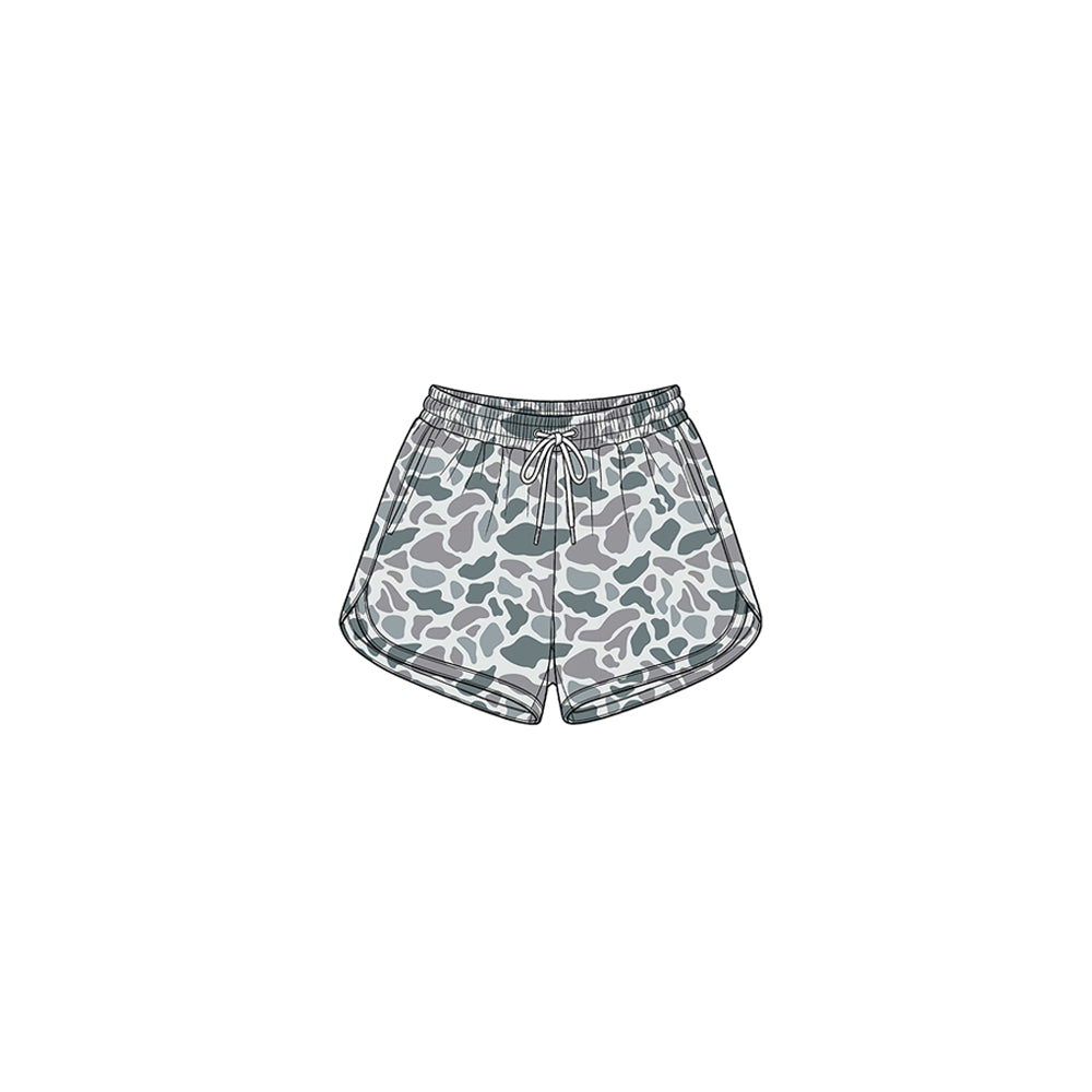 Toddle baby girls camo print summer yoga shorts preorder