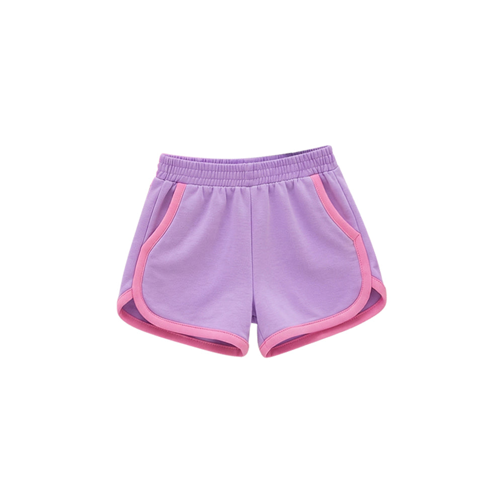 Toddle baby girls lavender color summer shorts preorder