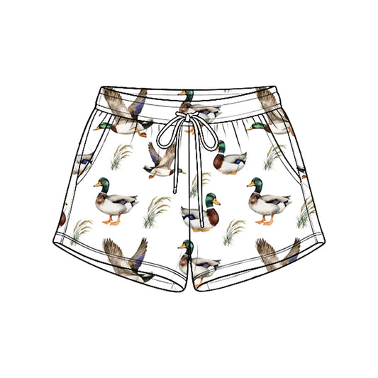 Kids baby duck print summer shorts preorder