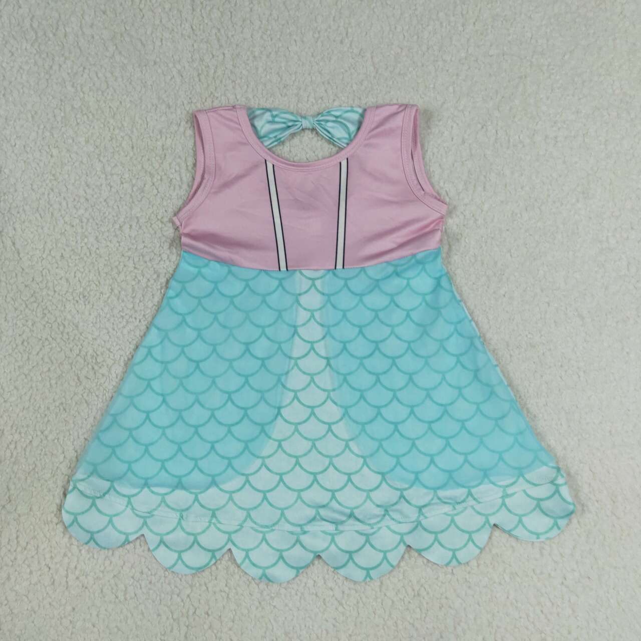 Baby girls mermaid cartoon dress