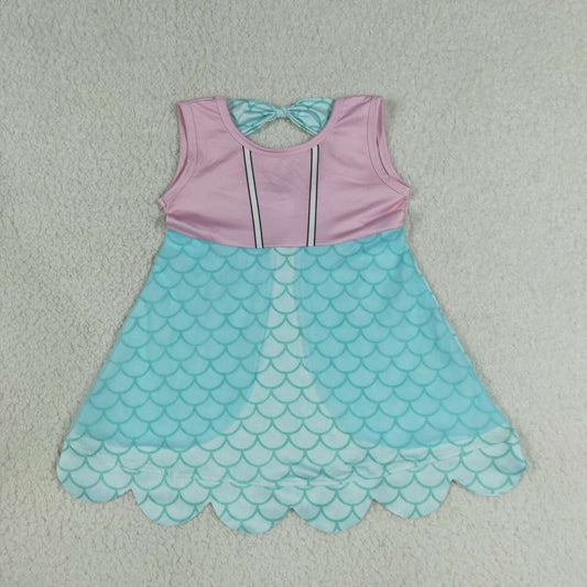 Baby girls mermaid cartoon dress