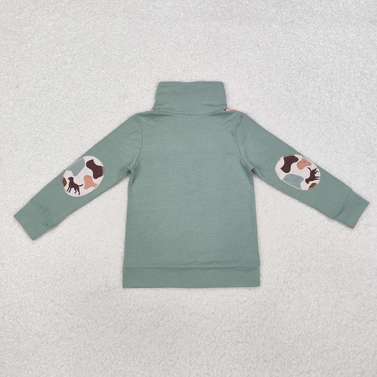 baby boy long sleeve mallard duck dog camo pullover