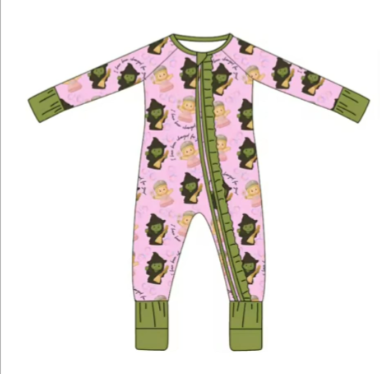 Toddle kids  bamboo zip romper