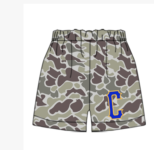 toddle baby custom team camo shorts