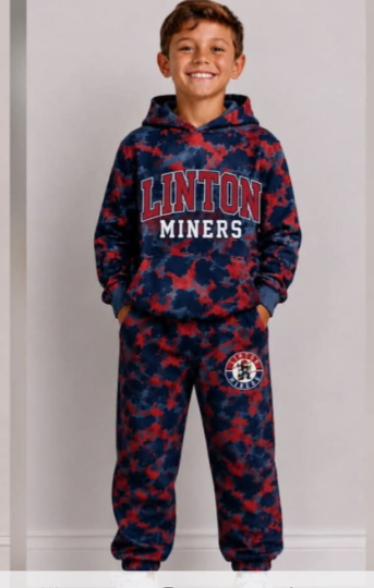 Toddle kids custom team design long sleeve hoodie outfit