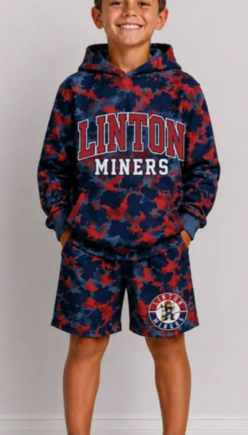 Toddle kids custom team design long sleeve hoodie outfit