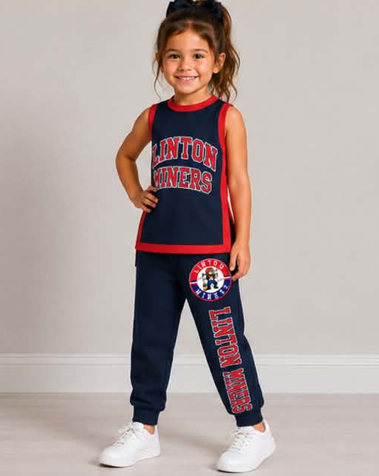 baby girls sleeveless team dress matching pants clothing set