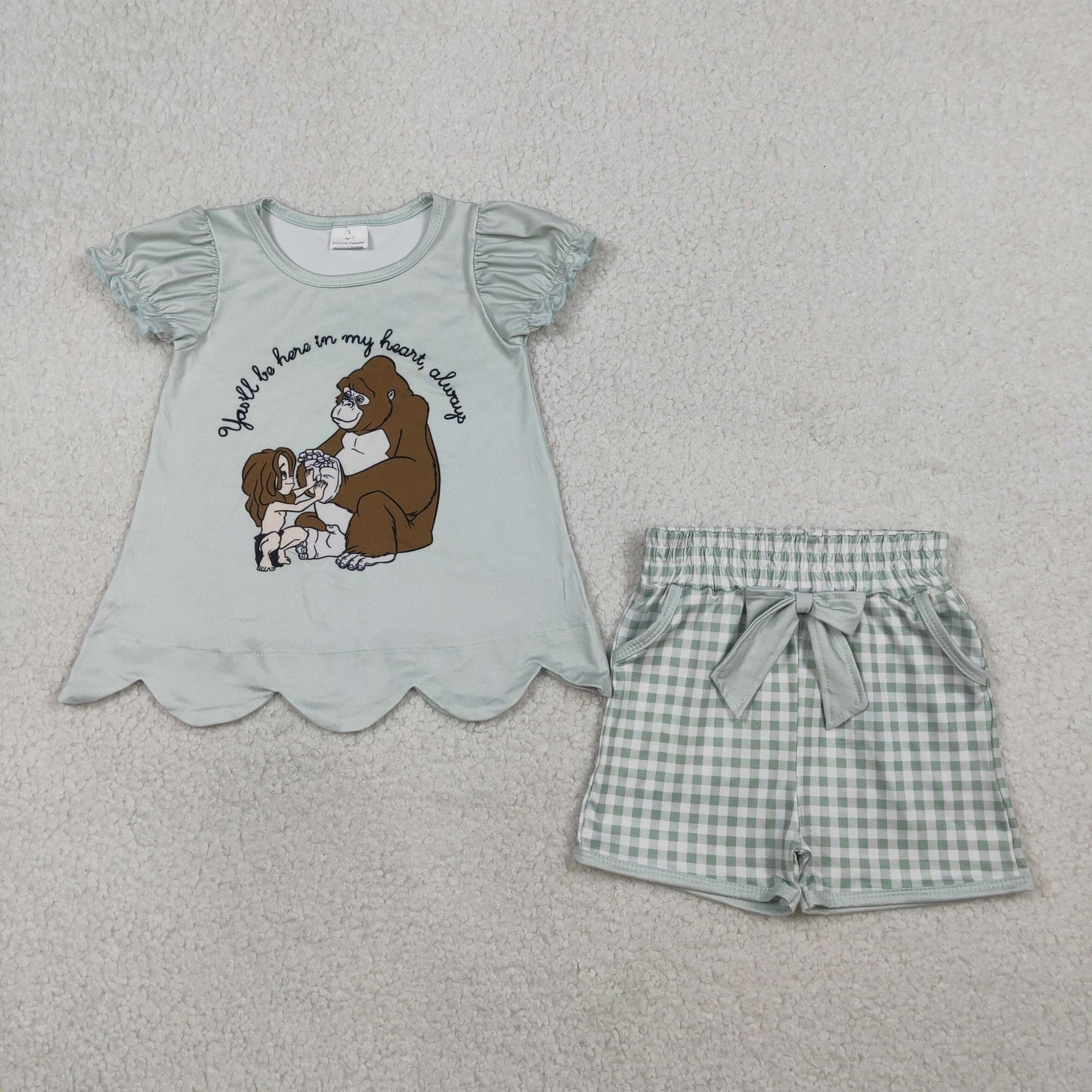 Island princess top matching shorts girls summer outfit