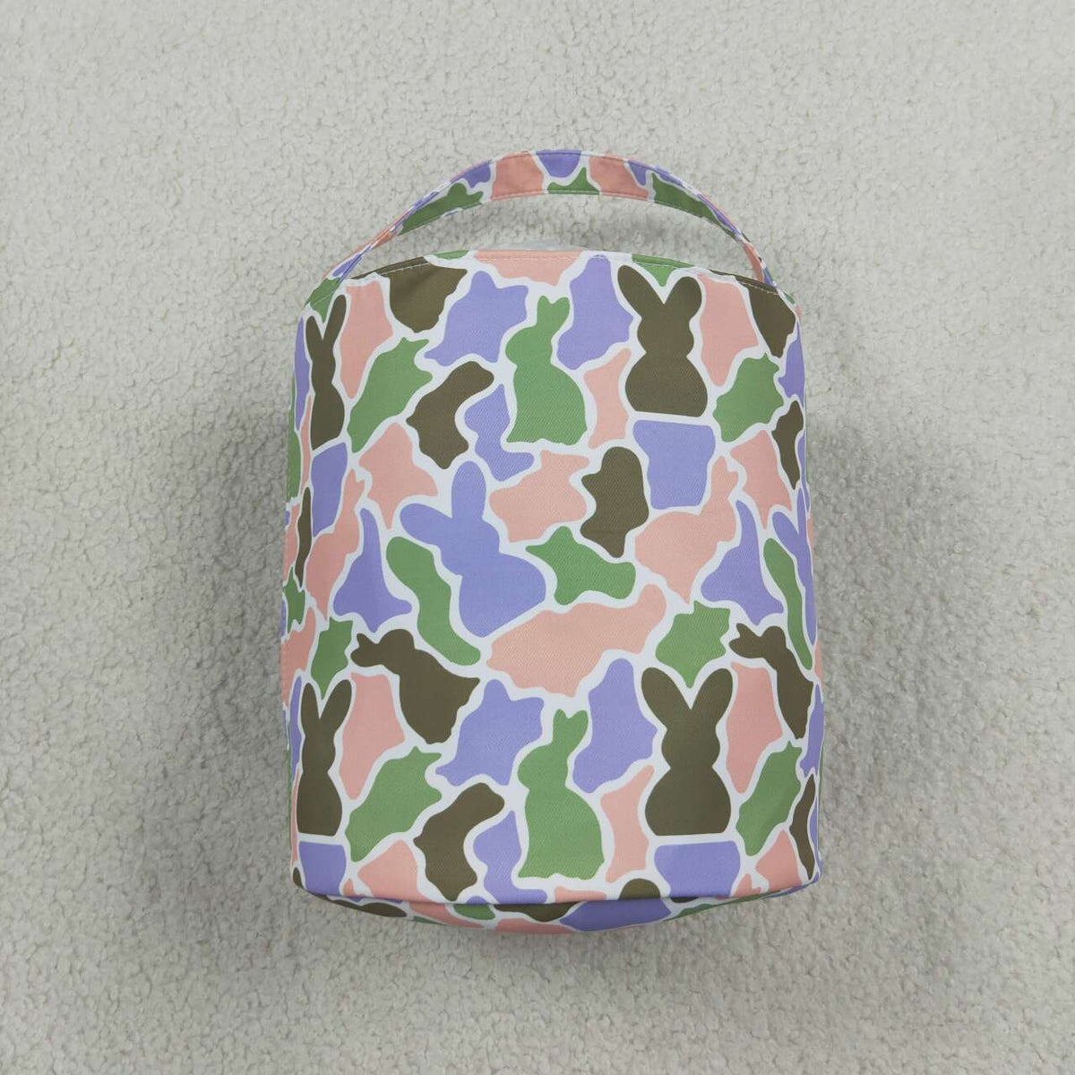 toddle baby Easter camo basket bag